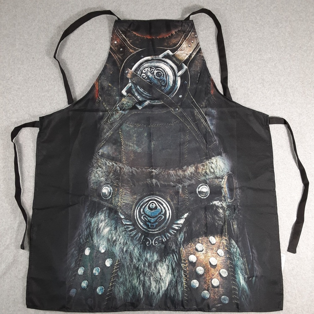 Just Funky Skyrim Dragonborn Iron Armor Apron Loot Gaming Exclusive Men Black